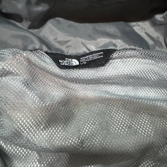 The North Face Women's Resolve Plus Waterproof Shell Jacket Grey White Size L - Picture 4 of 6